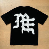 MIXED EMOTION Oversized Cotton Rhinestone T-Shirt