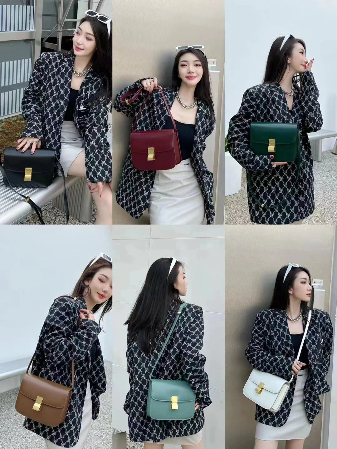 Women’s Genuine Leather Shoulder Bag 2025 Trend Brand Small Square Bags Luxury Designer Handbag Fashion Messenger BagsTofu Bags