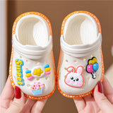 Cartoon Kids’ Summer Garden Clogs