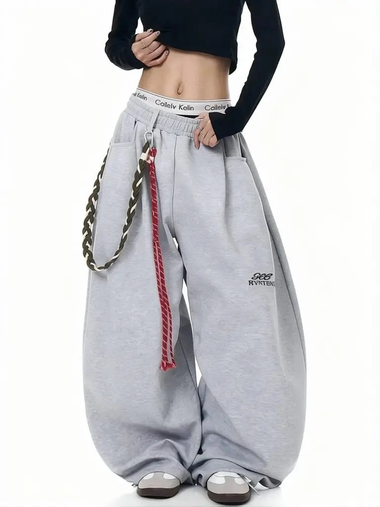 Men's Wide-Leg Baggy Pants