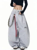 Men's Wide-Leg Baggy Pants