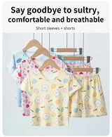 CHILDREN'S Clothing Short Sleeve Shorts 2-piece Suit