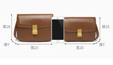 Women’s Genuine Leather Shoulder Bag 2025 Trend Brand Small Square Bags Luxury Designer Handbag Fashion Messenger BagsTofu Bags