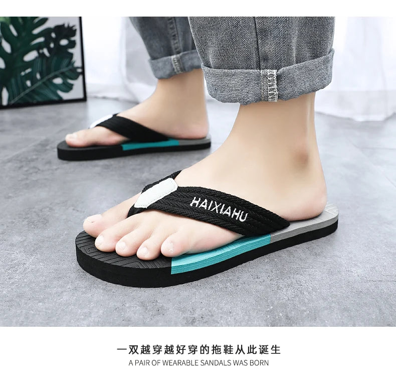 Men's EVA Flip Flops — Lightweight Non-Slip Beach & Indoor Slides