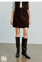 Toyouth Corduroy A-Line Mini Skirt | Autumn 2025