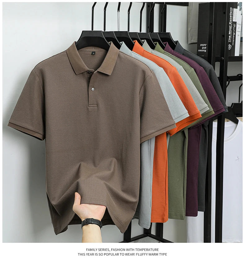 Premium 100% Cotton Polo Shirt for Men | Smart Casual