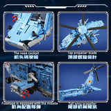 Technology Armed Helicopter Building Blocks Toys Air Forces Model Airplane Blocks Set Educational Toys For Boys Gifts