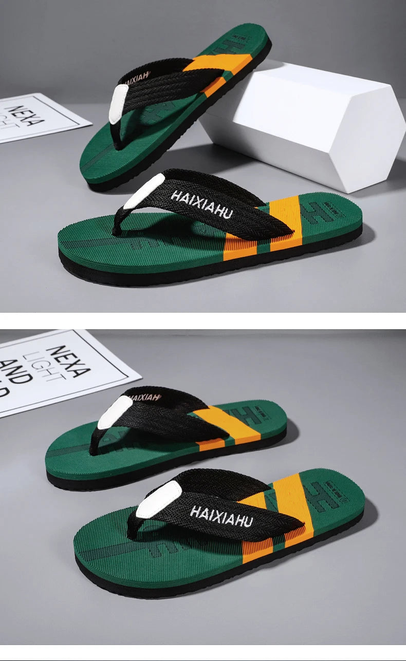 Men's EVA Flip Flops — Lightweight Non-Slip Beach & Indoor Slides