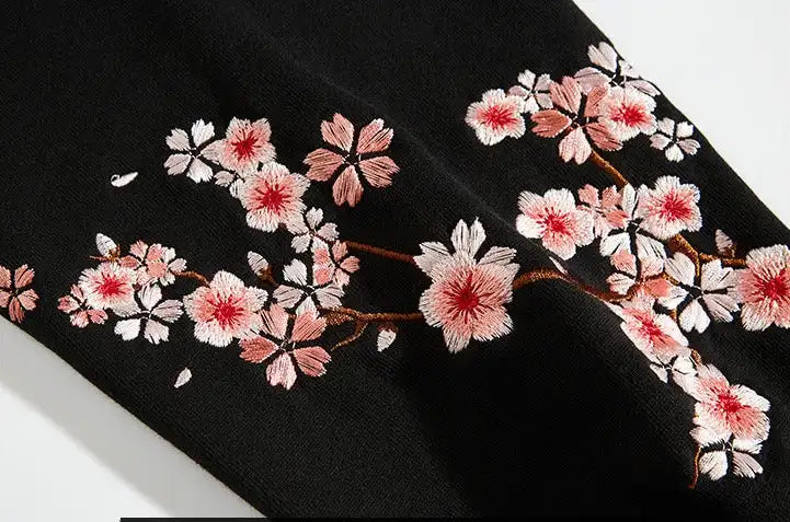 Men’s Butterfly Embroidered Cotton Hoodie