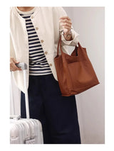 Women Genuine Leather Tote Luxury Light Weight And Comfortable To Use Handbag Colorful Soft Shopping Bags