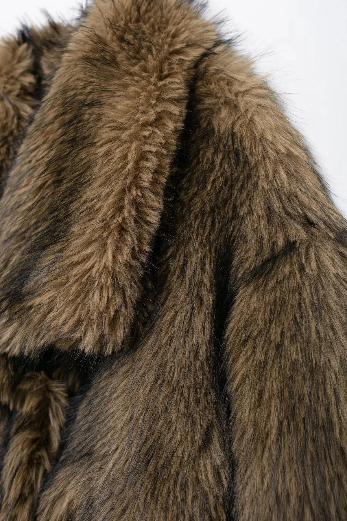 Elegant Faux Fur Oversized Coat