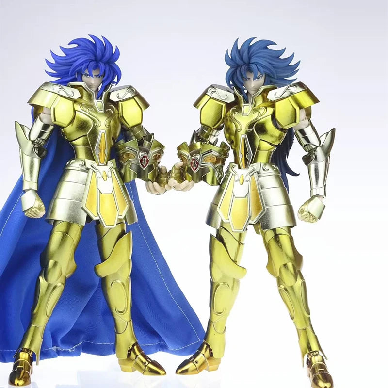 MST Saint Seiya Myth Cloth Aquarius Camus Leo Aiolia Capricorn Shura Gemini Saga Kanon Plus 3.0 Gold Knights of Zodiac Figure