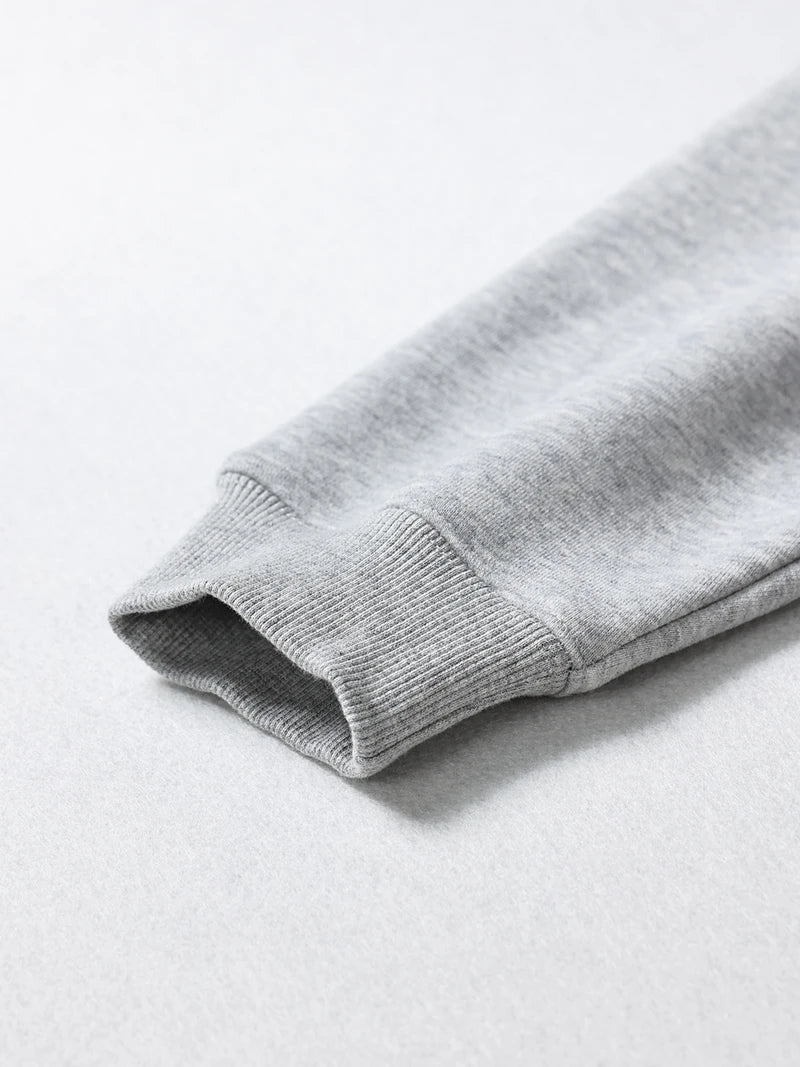 Cotton Baggy Fleece Hoodies for Men Solid Color Plush Pullovers Oversized Hooded Sweatshirt Autumn Winter Thick Clothes Unisex