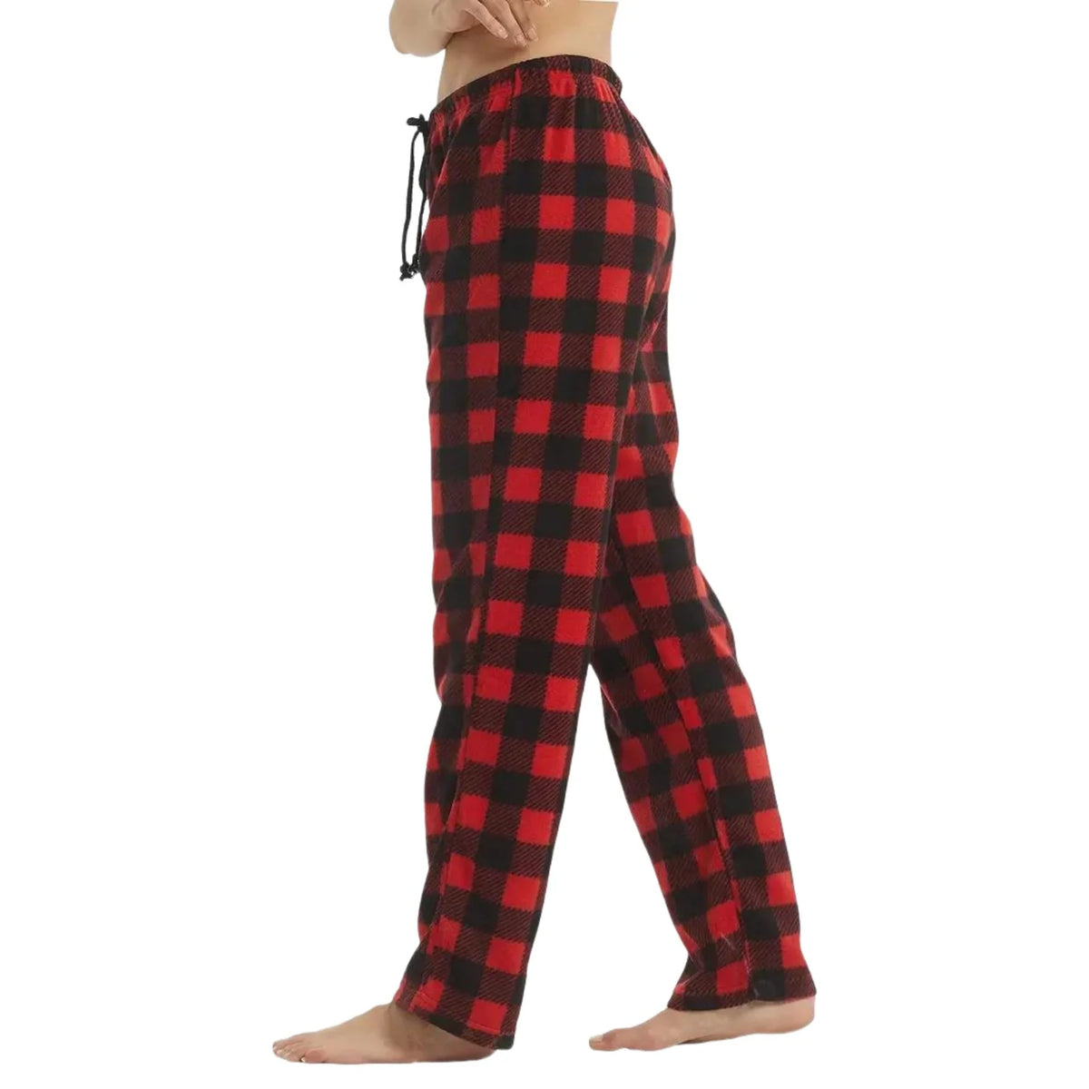 Women's Plaid Fleece Pajama Pants