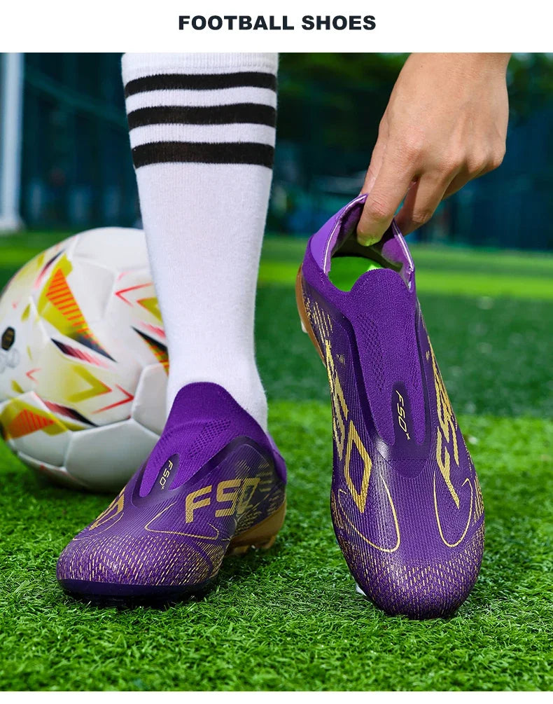 Men's Football Boots – Lace-Up Soccer Cleats
