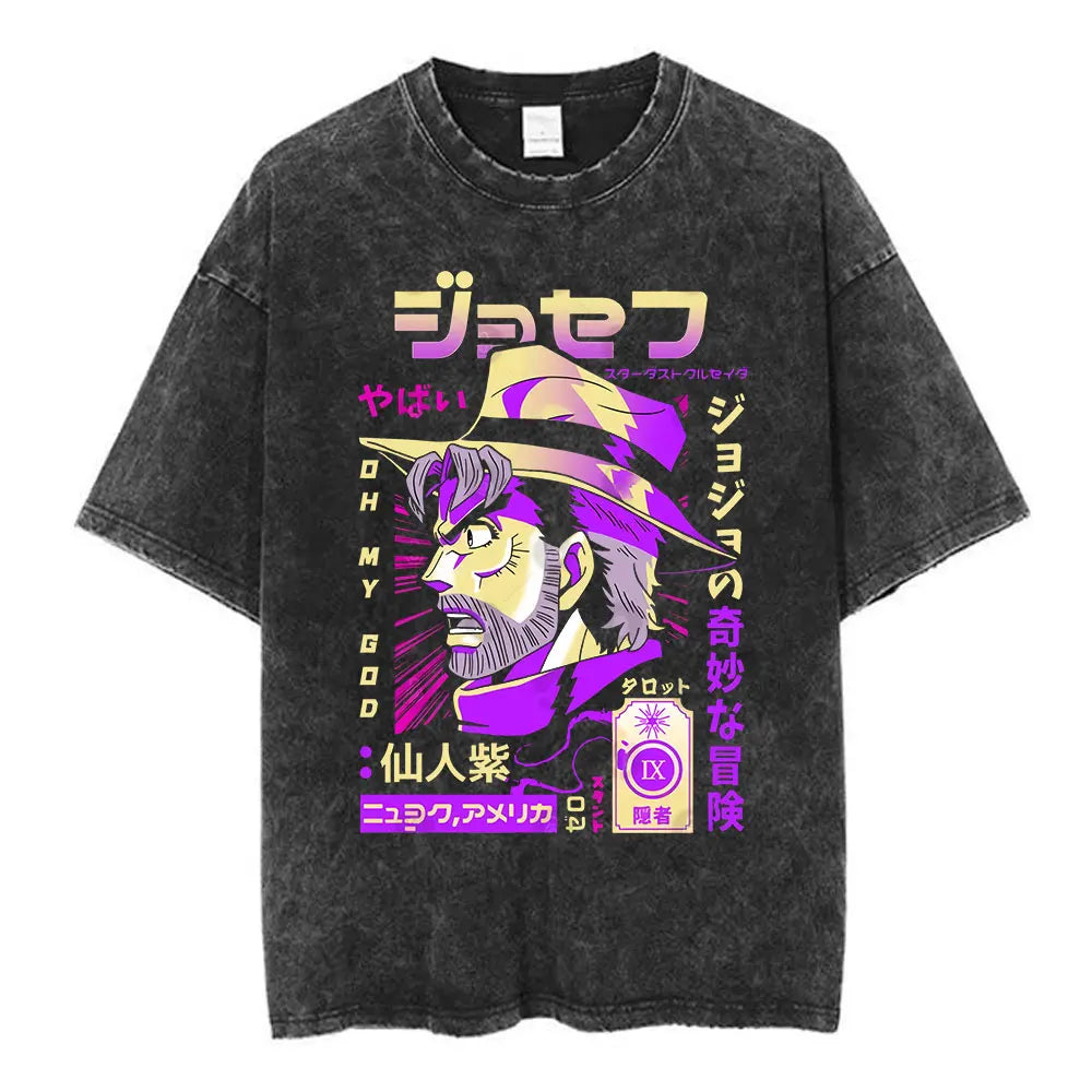 JoJo’s Bizarre Adventure: Steel Ball Run Washed Tee