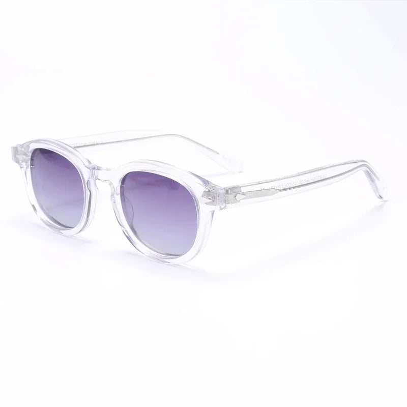 Johnny Depp Polarized Sunglasses Men Sun Glasses Woman Luxury Brand Vintage Acetate Frame Goggles