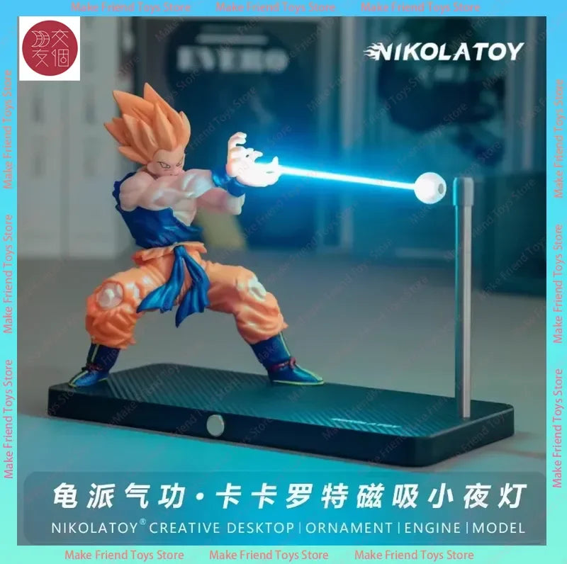 Rechargeable Dragon Ball Gogeta Lamp Gogeta Ligh Son Goku Light Lamp Magnet Light Model Kakarotto Kamehameha Wave Vegetmagnetic 