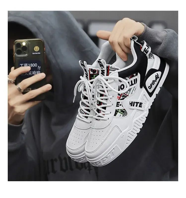 Men’s Premium Leather Skate & Sports Sneakers