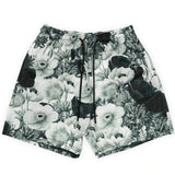 Rose Embroidered Hip Hop Shorts