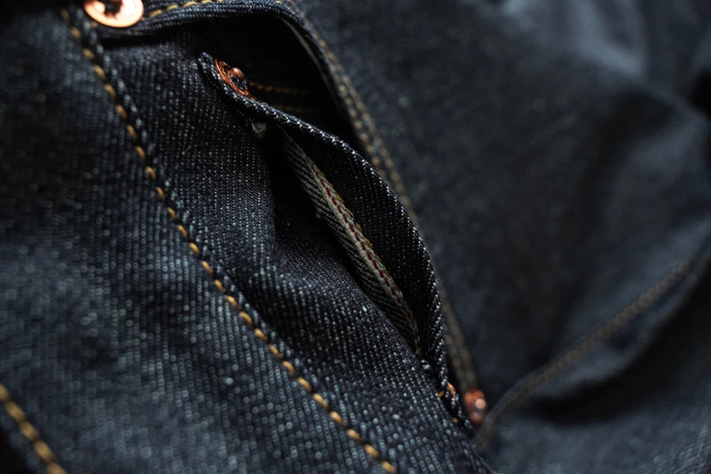 SauceZhan 344XX High-Rise Relaxed Selvedge Denim Jeans