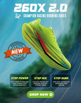 Xtep 260X Running Shoes For Men  Spring Non-Slip Men's Sports Shoes Rebound Cushion Breathable Ourdoor Sneakers 976119110053