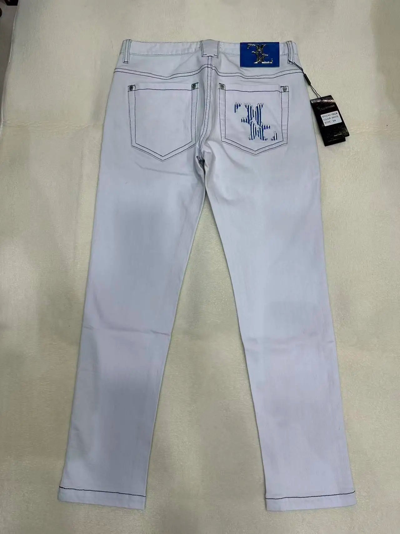 BILLIONAIRE BLSK CPRT Jeans Men 2026 Spring Summer new fashion Embroidery comfortable elasticity outdoors Big size 34-42 Pants
