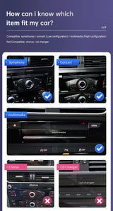 Audi Q5 2009–2017 CarPlay & Android Auto Touchscreen