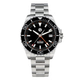 San Martin 39mm Diver GMT Watch Enamel Dial NH34 Stainless Steel Luxury Men Watch Automatic Mechanical Sapphire Luminous SN0136
