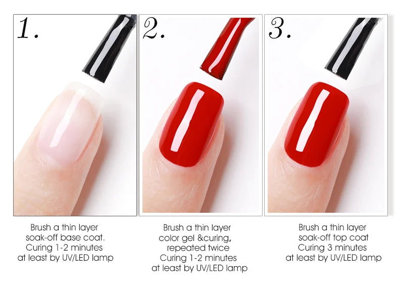 VENALISA 6-Piece Winter Gel Polish Set – HEMA & TPO Free