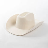 USPOP Wide Brim Wool Cowboy Hat – Unisex Felt Fedora