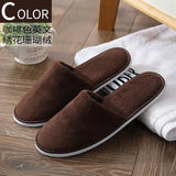 4Pairs/Lot Men Women Kids Disposable Hotel Guest Slippers Cotton Slides Home Travel SPA Slipper Hospitality Cheap Footwear