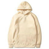 Men’s Classic Solid Color Pullover Hoodie