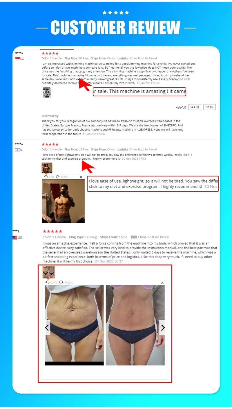 EMS Body Sculpting & RF Slimming Machine