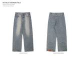 Retro Wide-Leg Baggy Denim Jeans – Unisex Straight Fit
