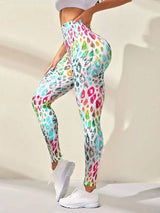 Women's 3D Tie-Dye Seamless Push-Up Leggings