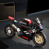 FUNXINEE Technical 1:5 Scale V4 Motorcycle Building Blocks Set MOC Style Assembly Bricks STEM Educational Gift for Boys Girls