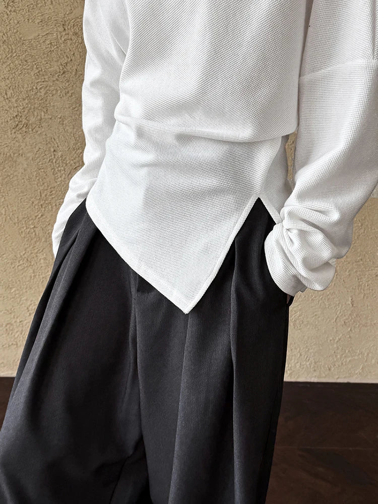 Women's Pleated Relaxed-Fit Sweatshirt