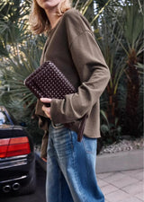 Women's PU Leather Clutch & Crossbody Bag