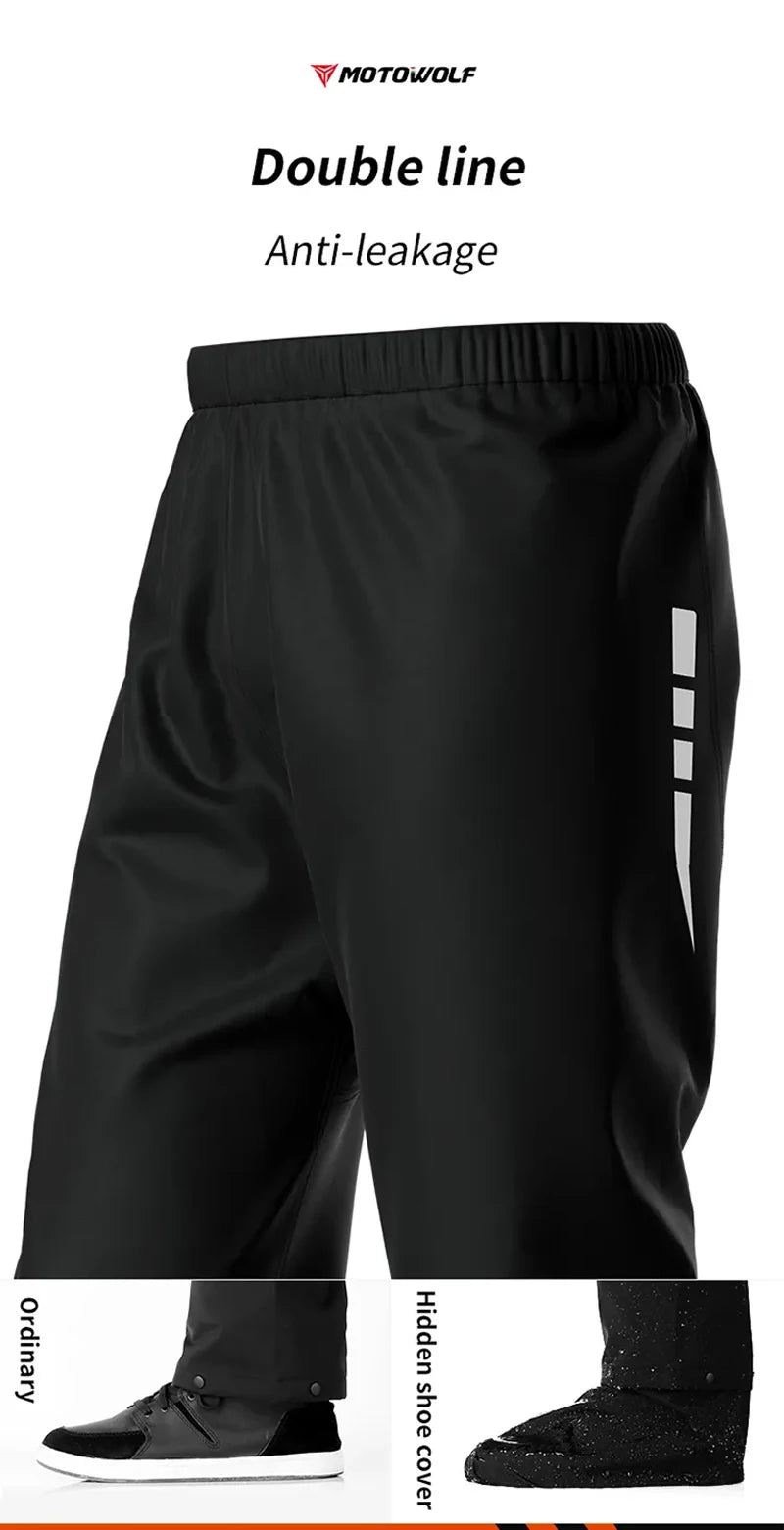 Waterproof Motorcycle Rain Suit – Jacket & Pants Set