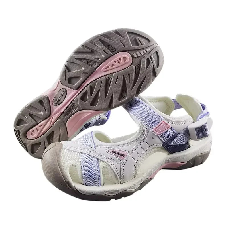 Outdoor Sports Sandals Hole Hole Beach Men and Women Non-slip Soft Bottom Speed Interference Water River Tracing Shoes