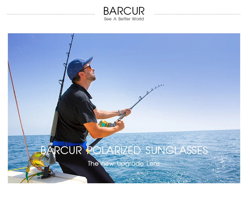 BARCUR Classic Polarized Sunglasses For Both Men Women Essential For Outdoor Driving Business Leisure Sunglasses