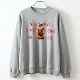 Now I Have A Machine Gun Die Hard Mclane Naktomi Plaza Unisex Jumper Sweater Men Women New in Hoodies & Sweatshirts Pullover