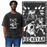 DB Cat Acid-Washed Graphic Tee