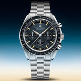 PAGANI DESIGN New Luxury Moon Quartz Watches For Men Stainless steel Luminous waterproof Sports Chronograph Man 2026 Retro Watch