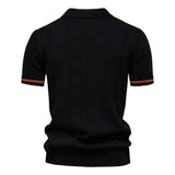 AIOPESON Men's Slim Fit Zipper Polo Shirt | Sport & Office