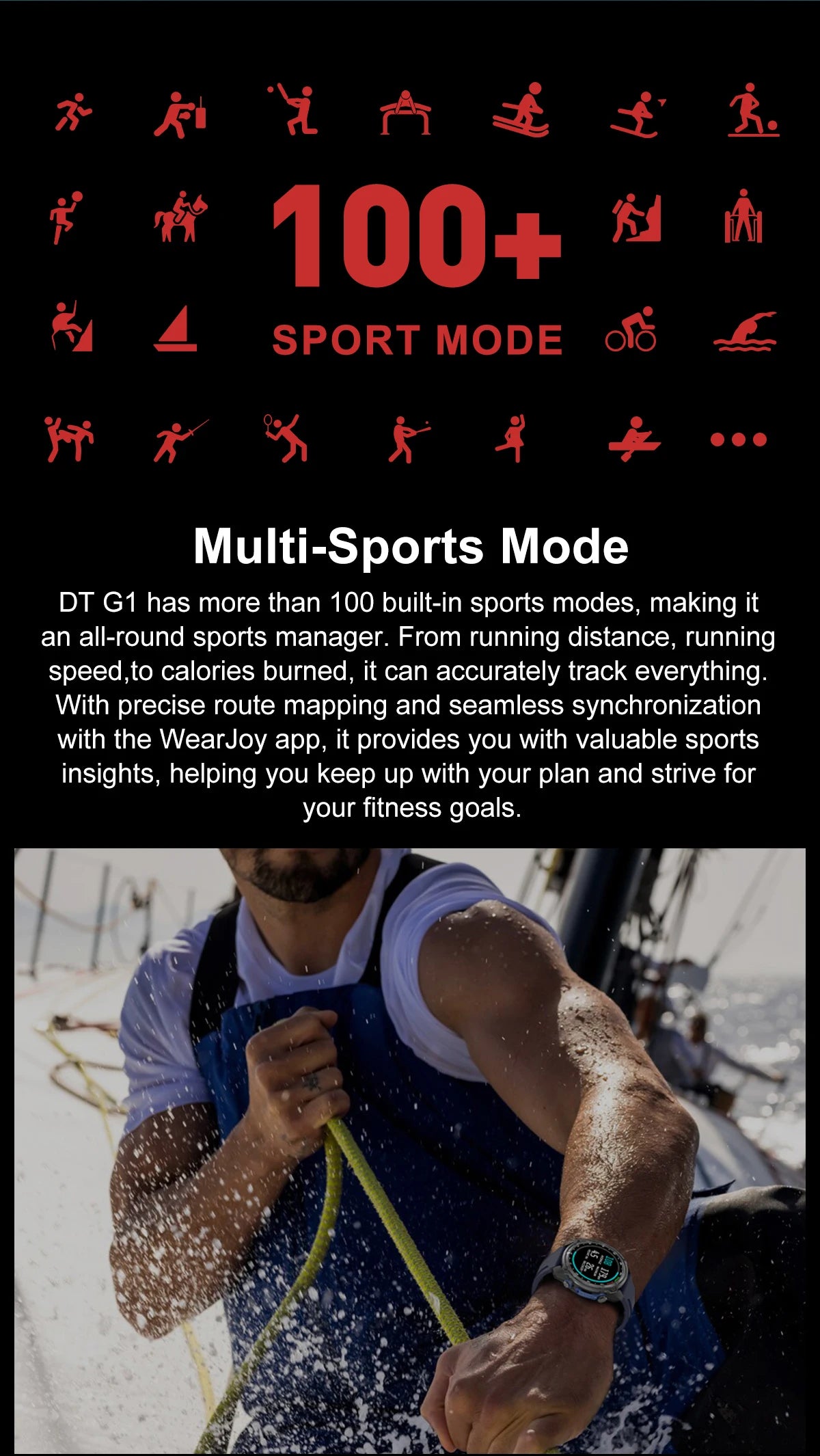 GPS Adventure Smartwatch – Sapphire Edition