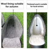 Barefoot Leather Boots with Wool Lining