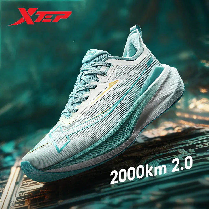 Xtep 2000KM 2.0 Running Shoes Men  Summer Professional TPU Shock Absorption Sneakers 876219110043(suggest half size down)