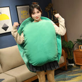 Wearable Vest Turtle Shell Pillows Cosplay Anime, Giant Turtle Stuffed Animal Plush Pillow, Costume for Animal Cosplay Halloween